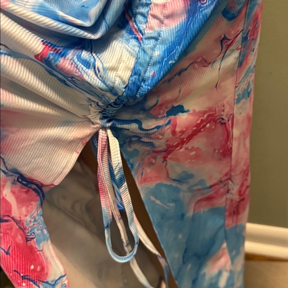 Colorful Tie-Dye Sleeveless Dress size 1XL - Picture 5 of 6